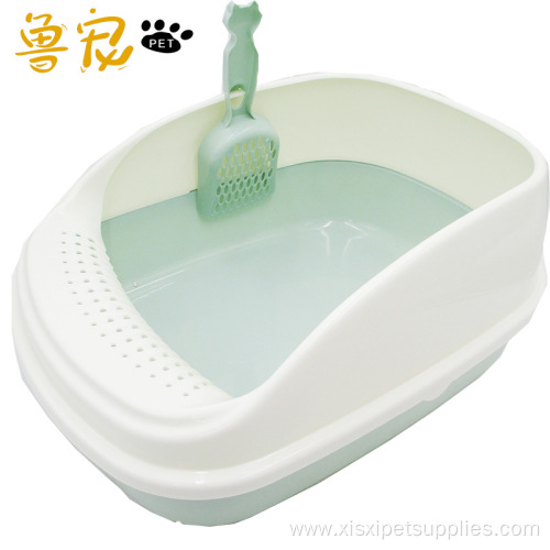 Manufacturers direct quicksand semi-enclosed cat litter box